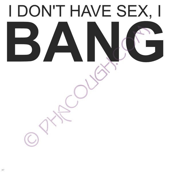 I Don't Have Sex I Bang