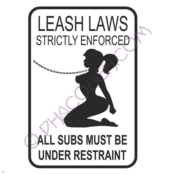 Leash Laws Strictly Enforced All Subs (Female)