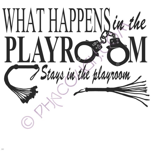 What Happens In The Playroom Stays In The Playroom