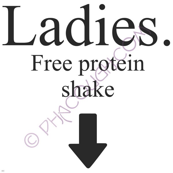 Ladies Free Protein Shake