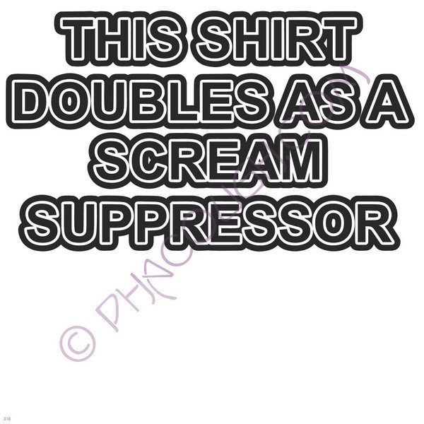 This Shirt Doubles As A Scream Suppressor