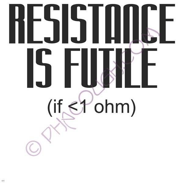 Resistance Is Futile