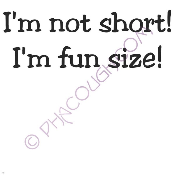 I'm Not Short I'm Fun Size