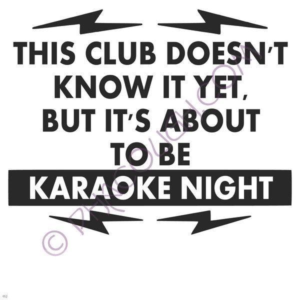 This Club Dosent Know It Yet But It's About To Be Karaoke Night