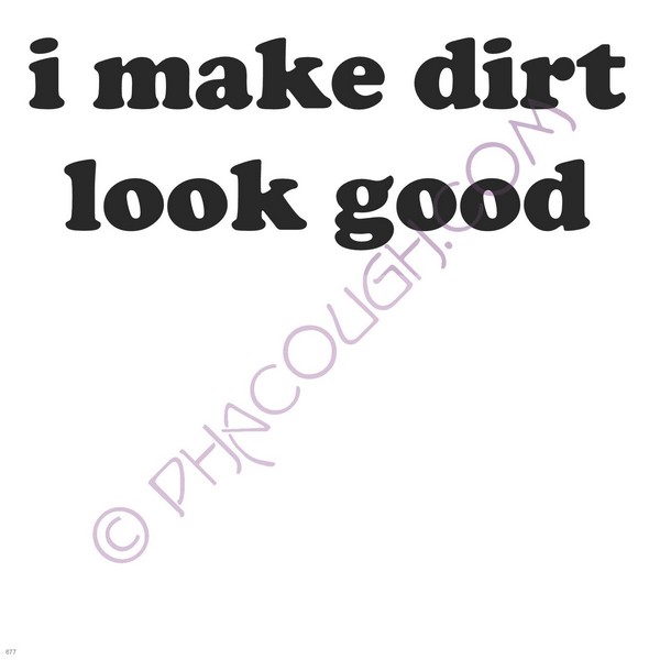 I Make Dirt Look Good