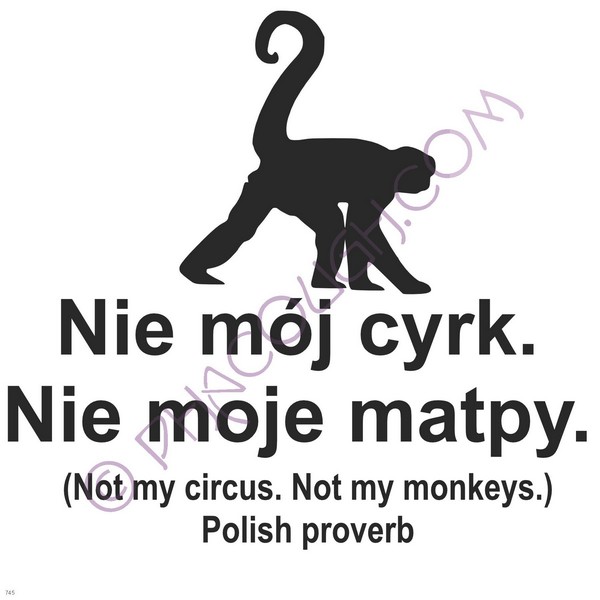 Not My Circus Not My Monkeys