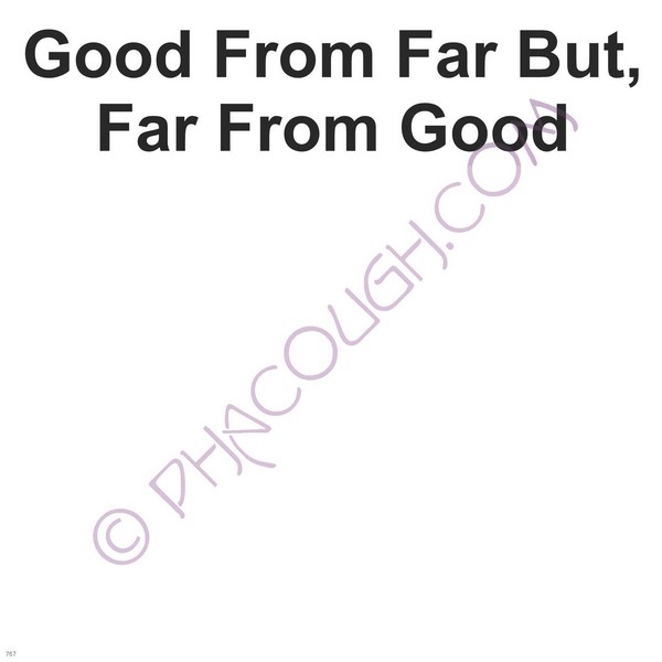 Good From Far But Far From Good