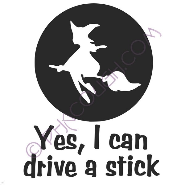 Yes, I can drive a stick