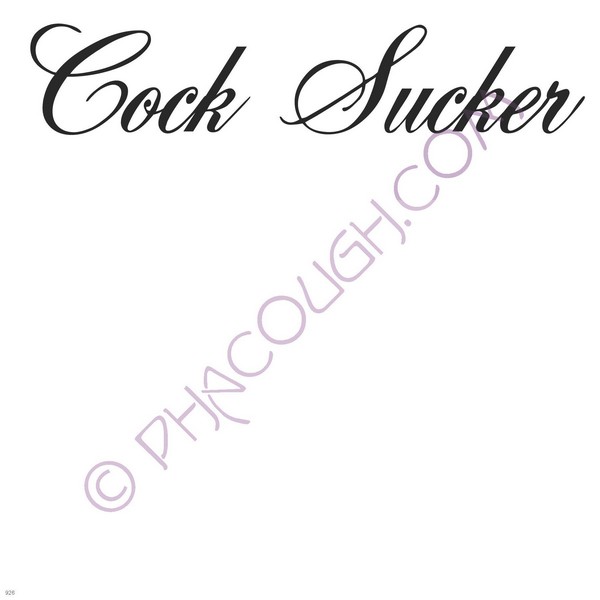 Cock sucker