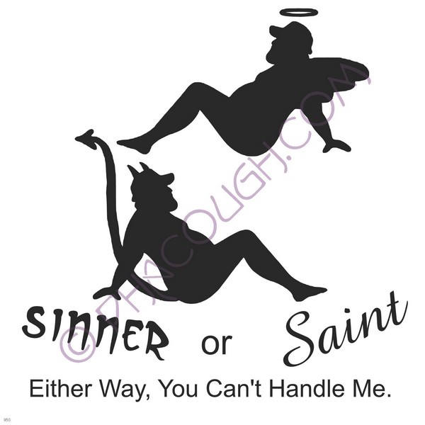 Sinner or saint thick guy