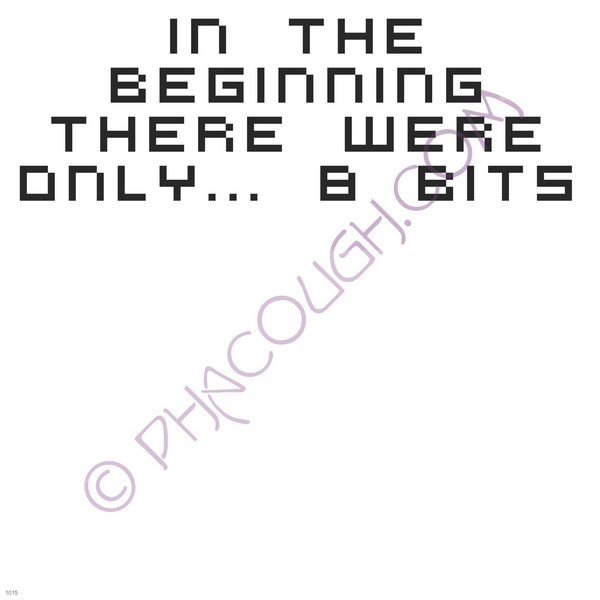 In the beginning there were only 8 bits