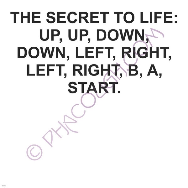 The secret to life: