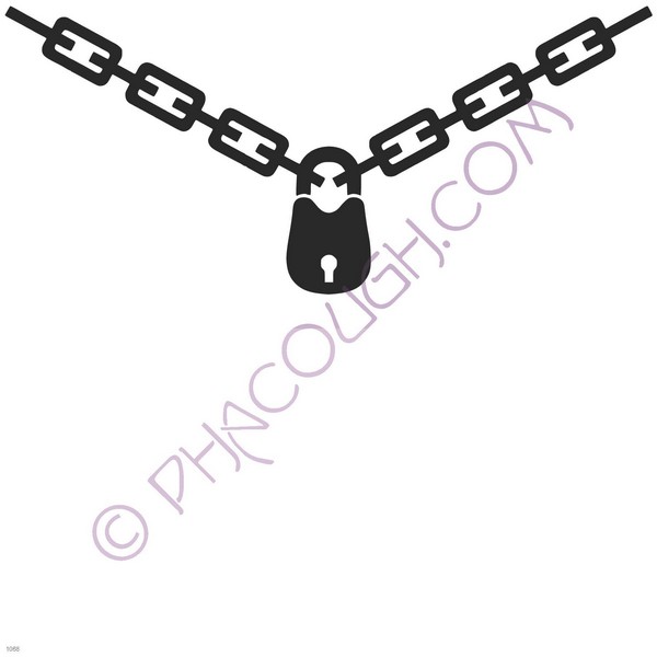 Chain and padlock