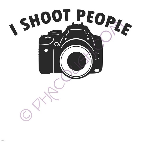 I shoot people