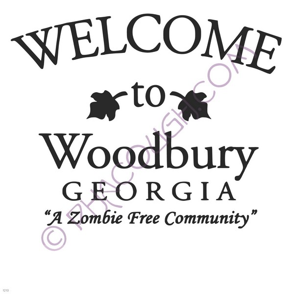 Welcome to woodbury GA a zombie free community