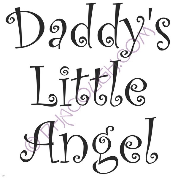 Daddy's little angel