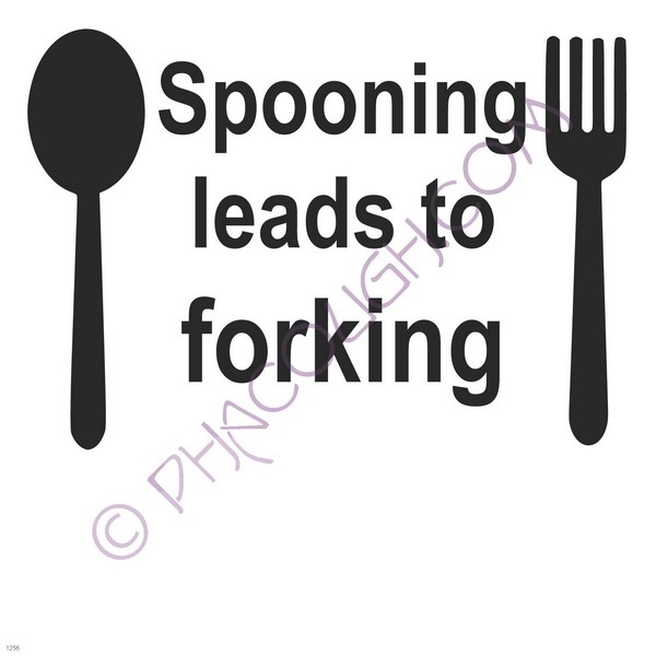 Spooning leads to forking