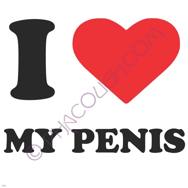 I (heart) love my penis