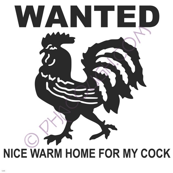 Wanted nice warm home for my cock