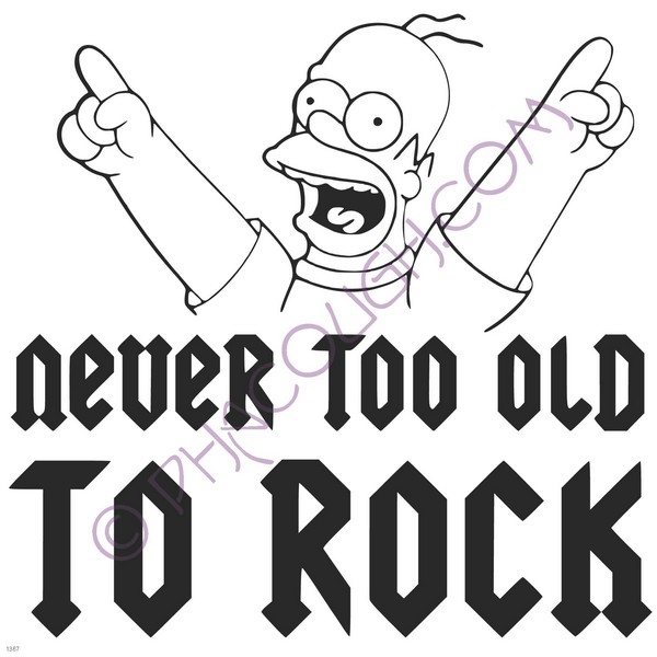 Never too old to rock