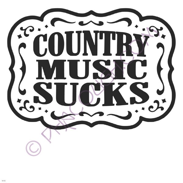 Country music sucks