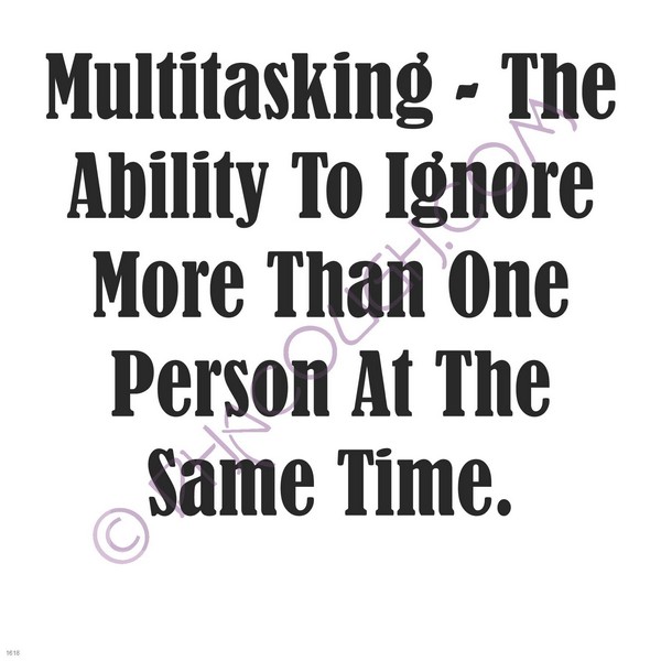 Multitasking the ability to ignore more than one