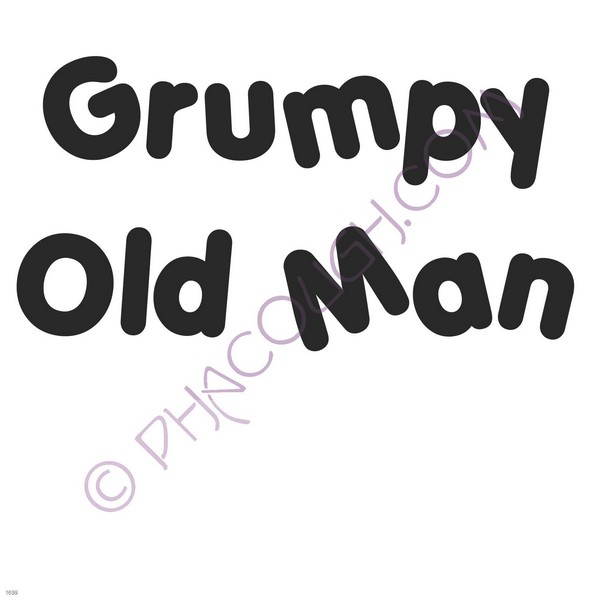 Grumpy old man