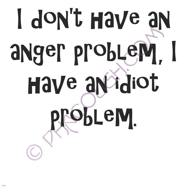 I don't have an anger problem I have an