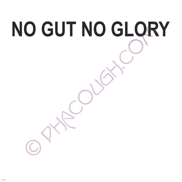 No gut no glory