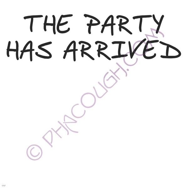 The party has arrived