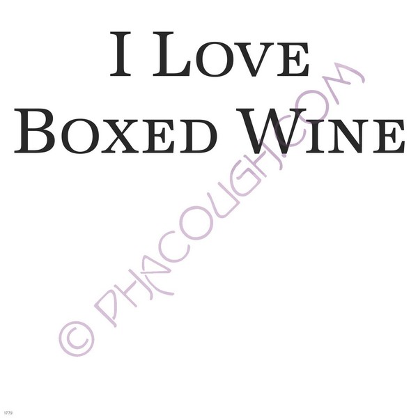 I love boxed wine