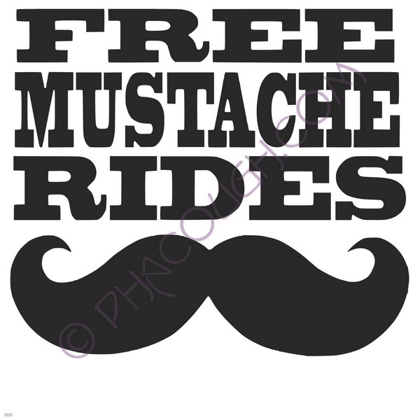 Free mustache rides