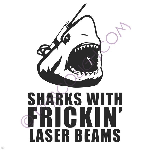 Sharks with frickin laser beams