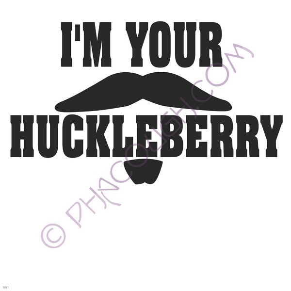 I'm your huckleberry