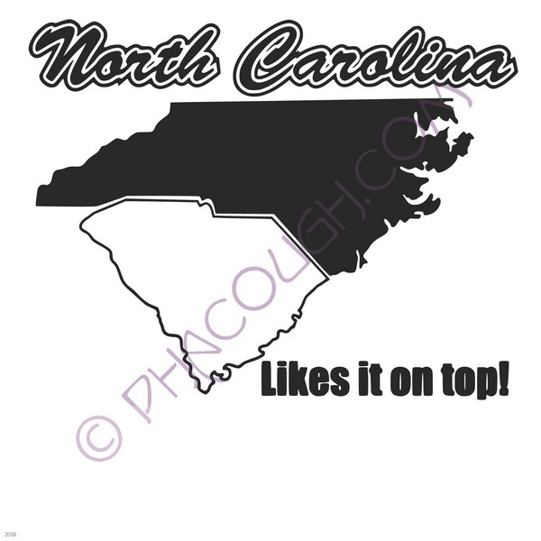 North Carolina likes it on top