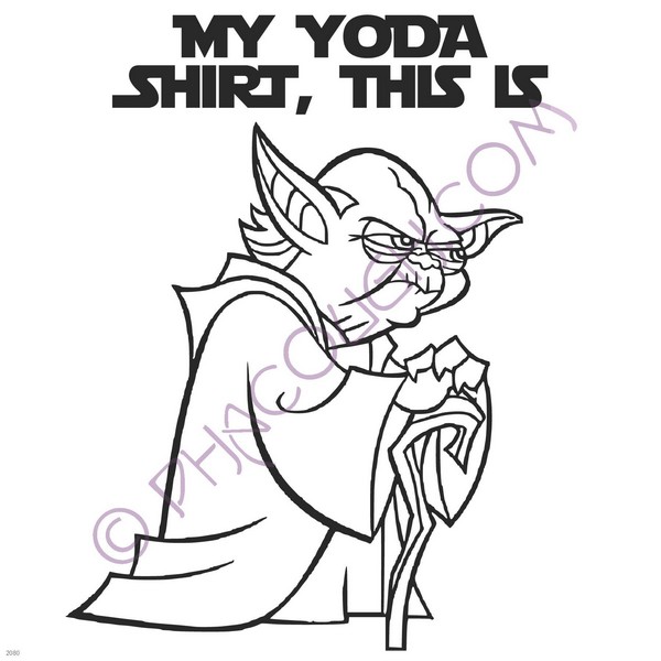 My Yoda shirt, this is