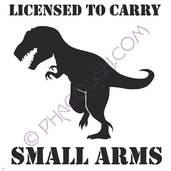 Licensed to carry small arms