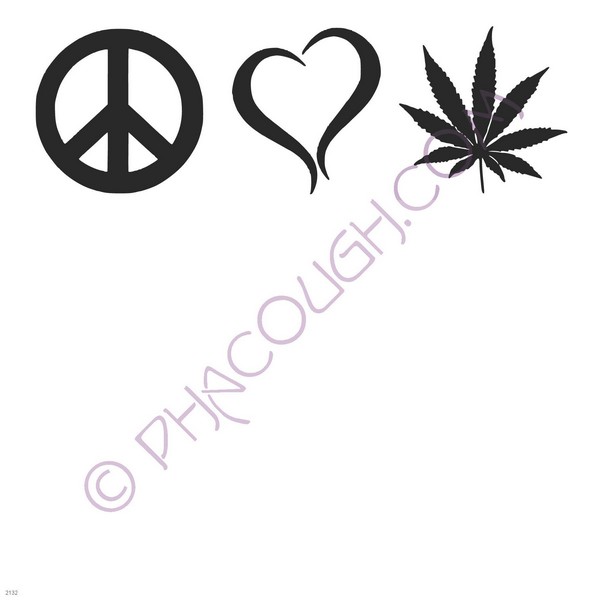 Peace love and weed