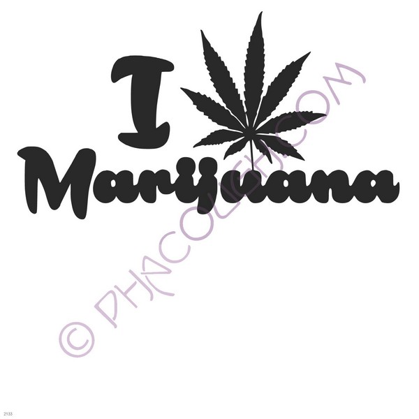 I weed marijuana