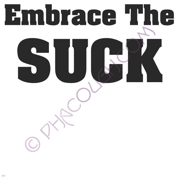 Embrace the SUCK