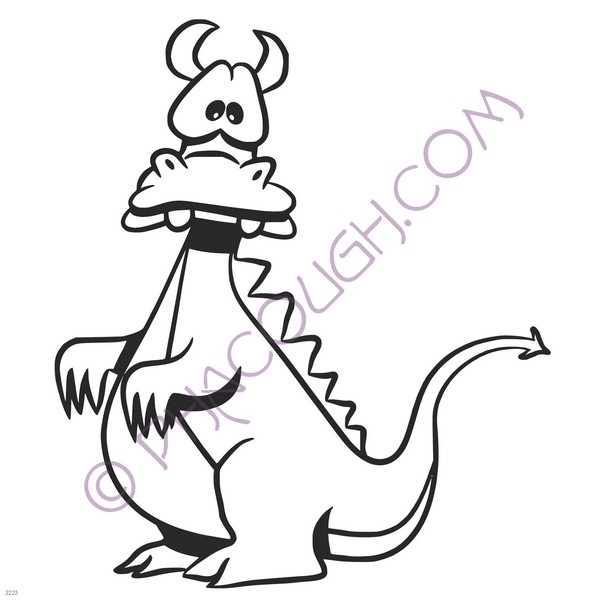 Cartoon dragon