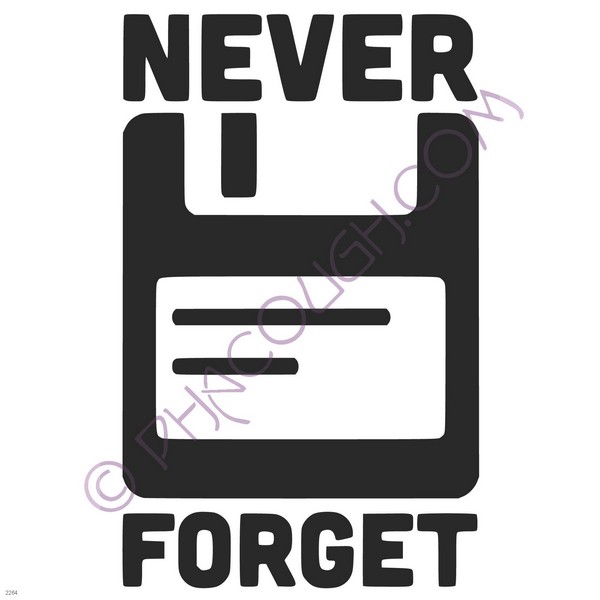 Never forget floppy discs