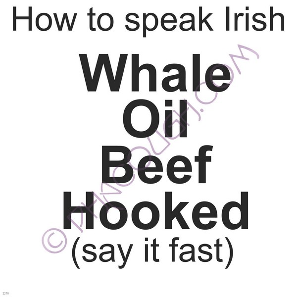 How to speak Irish