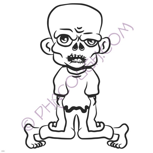 Cartoon zombie