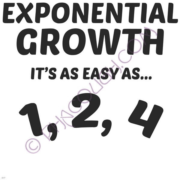 Exponential growth its as easy as 1, 2, 4