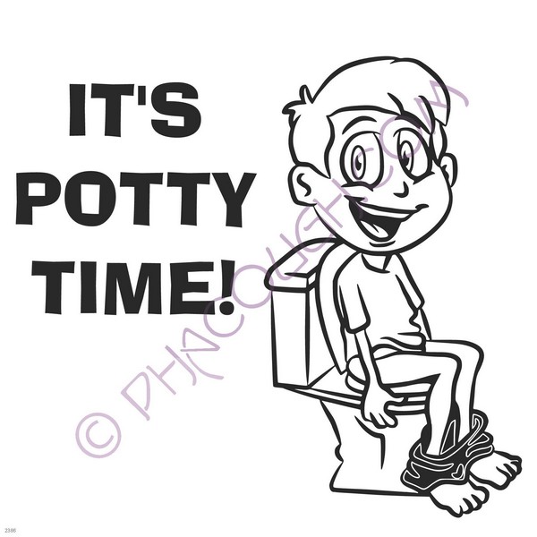 Its potty time