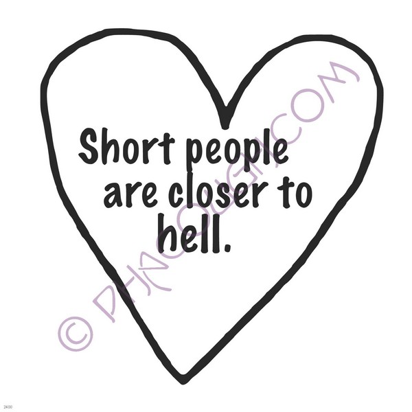 Short people are closer to hell