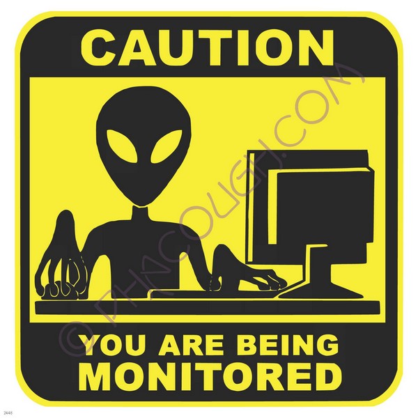 Caution you are being monitored