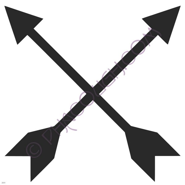 Crossed arrows