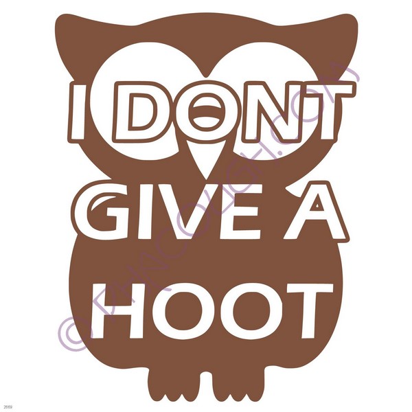 I don't give a hoot